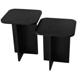 Ζιγκόν (Σετ 2Τμχ) Blues 552NOS1482 40x40x50/40x40x55cm Black