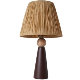 Φωτιστικό Επιτραπέζιο 687HMY2205 24x46cm E27 40W Brown Opviq
