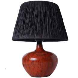 Φωτιστικό Επιτραπέζιο 687HMY2212 30x40cm E27 40W Black-Red Opviq