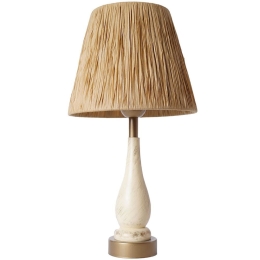 Φωτιστικό Επιτραπέζιο 687HMY2222 Φ24X47cm E27 40W Cream Opviq
