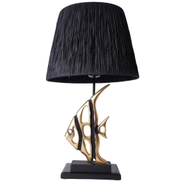 Φωτιστικό Επιτραπέζιο 687HMY2232 Φ33x59cm E27 40W Black-Gold Opviq