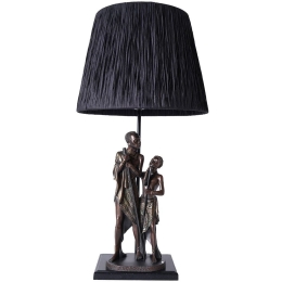 Φωτιστικό Επιτραπέζιο 687HMY2235 Φ33x63cm E27 40W Antique Gold Opviq