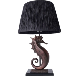 Φωτιστικό Επιτραπέζιο 687HMY2244 33x58cm E27 40W Black-Bronze Opviq
