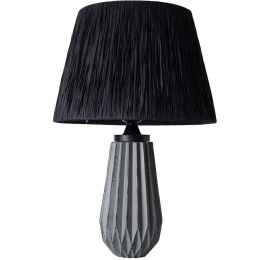 Φωτιστικό Επιτραπέζιο 687HMY2285 33x55cm E27 40W Grey-Black Opviq