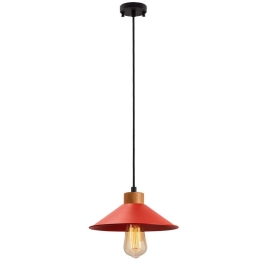 Φωτιστικό Οροφής 795LMG1106 24x103cm 1xE27 40W Natural-Red Opviq