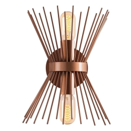 Φωτιστικό Τοίχου - Απλίκα 795LMG1112 23x16x33cm 2xE27 40W Copper Opviq