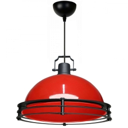 Φωτιστικό Οροφής 780SGN4596 Φ30x100cm 1xE27 40W Red-Black Opviq