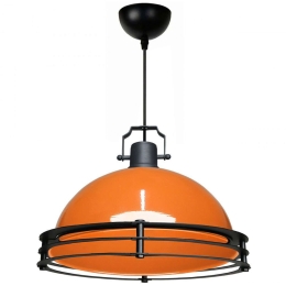 Φωτιστικό Οροφής 780SGN4598 Φ30x100cm 1xE27 40W Orange-Black Opviq