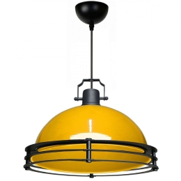Φωτιστικό Οροφής 780SGN4599 Φ30x100cm 1xE27 40W Yellow-Black Opviq