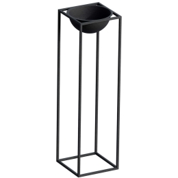 Κασπώ 247HFM1172 28x28x80cm Black Aberto Design Μέταλλο