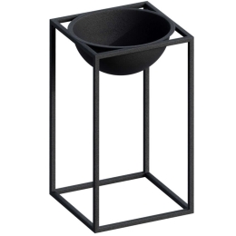 Κασπώ 247HFM1180 17x17x40cm Black Aberto Design Μέταλλο