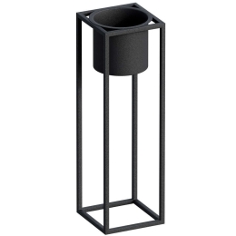 Κασπώ 247HFM1184 15x15x50cm Black Aberto Design Μέταλλο