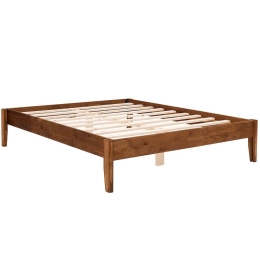 Κρεβάτι Galaksi (Για Στρώμα 100x200cm) 284MTL1145 112x205x37cm Walnut Μονό