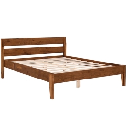 Κρεβάτι Venus (Για Στρώμα 100x200cm) 284MTL1154 112x205x80cm Walnut Single