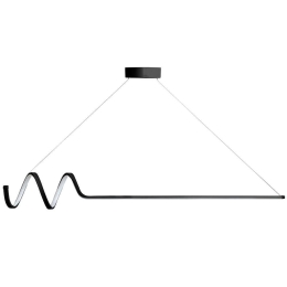 Φωτιστικό Οροφής - Ράγα Waterwave 166PRG1206 120x20x80cm Led 24-36W 6500K Black Opviq