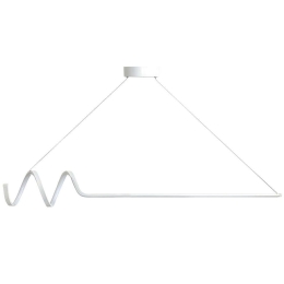 Φωτιστικό Οροφής - Ράγα Waterwave 166PRG1208 120x20x80cm Led 24-36W 6500K White Opviq