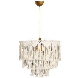 Φωτιστικό Οροφής 687HMY2310 40x70cm 1xE27 40W Cream-Gold Opviq
