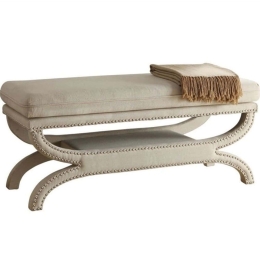 Σκαμπό Felice Babyface 741QNF1139 120x40cm Beige
