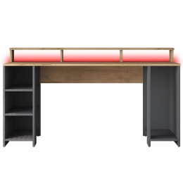 Γραφείο Gaming 893RAN5431 160x55x89,5cm Walnut-Anthracite