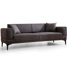 Καναπές - Κρεβάτι Τριθέσιος Horizon 560ARE2260 230x95x77cm Dark Grey