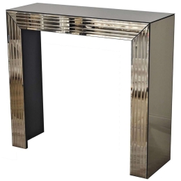 Κονσόλα 552NOS2482 91x30x85cm Bronze Μοριοσανίδα, Μελαμίνη