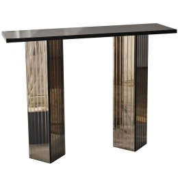 Κονσόλα 552NOS2483 105x34x80cm Bronze Μοριοσανίδα, Μελαμίνη
