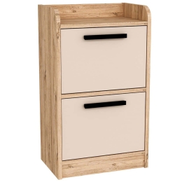 Κομοδίνο Luses 550ARN2608 45x29,6x79,4cm Pine-Beige