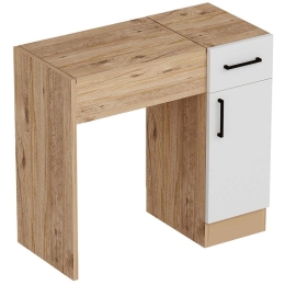 Τουαλέτα Με Καθρέπτη Inci 550ARN2796 77x37,3x108,8cm Pine-White