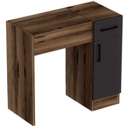 Τουαλέτα Με Καθρέπτη Inci 550ARN2797 77x37,3x108,8cm Walnut-Anthracite