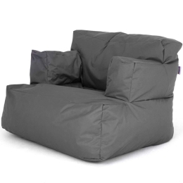 Πουφ Πολυθρόνα Αδιάβροχο Relax 535PFT1113 80x30x80cm Grey
