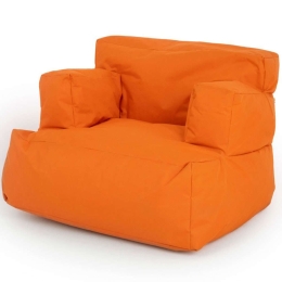 Πουφ Πολυθρόνα Αδιάβροχο Relax 535PFT1120 80x30x80cm Orange