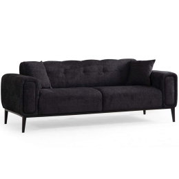 Καναπές - Κρεβάτι Τριθέσιος Athena 560ARE2361 225x92x76cm Black