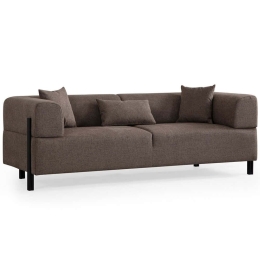Καναπές Τριθέσιος Gio 560ARE2367 225x93x75cm Brown