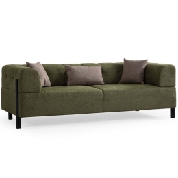 Καναπές Τριθέσιος Gio 560ARE2369 225x93x75cm Green