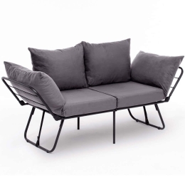 Καναπές - Κρεβάτι Διθέσιος Viper 859FTN2862 859FTN2862 150x60x78cm Grey