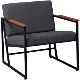 Πολυθρόνα Vanta 118BRN1204 70x75x74cm Anthracite