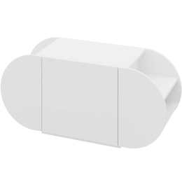 Παπουτσοθήκη Pozy 855DTE5173 110x40,4x50cm White Μοριοσανίδα, Μελαμίνη