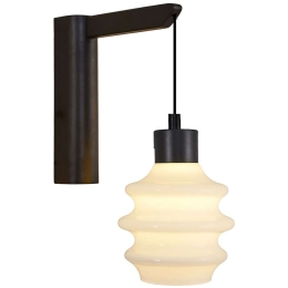 Φωτιστικό Τοίχου - Απλίκα 701CHD1630 30x10x20cm Led 300lm 3W 3000K Black Opviq