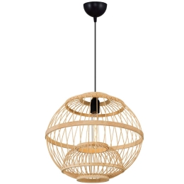 Φωτιστικό Οροφής 701CHD1730 Φ40x120cm 1xE27 24W Oak Opviq