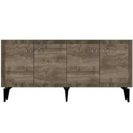 Μπουφές Selen 475OLV2754 150x40x79cm Walnut Μοριοσανίδα, Μελαμίνη