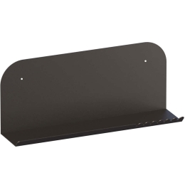 Ράφι Τοίχου Long Pouch 491CRT1309 55x12x23cm Black