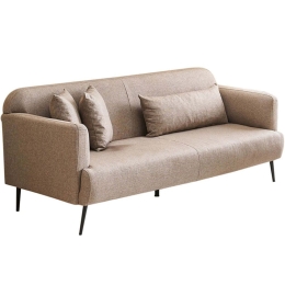 Καναπές Τριθέσιος Revos 825BLC2959 200x100x80cm Brown