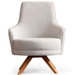 Πολυθρόνα Kapri 560ARE2914 72x87x102cm Natural-Cream