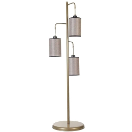 Φωτιστικό Δαπέδου Jozef 534LUN4524 Φ40x150cm 3xE27 40W Grey-Gold Opviq