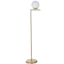 Φωτιστικό Δαπέδου Araz 534LUN4529 Φ30x155cm 1xE27 40W Gold-White Opviq