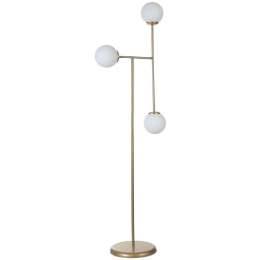 Φωτιστικό Δαπέδου Favori 534LUN4535 45x168cm 3xE27 40W Gold-White Opviq