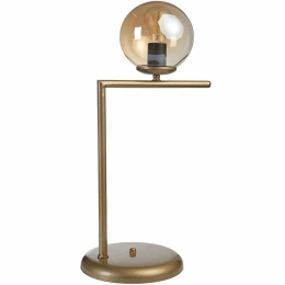 Φωτιστικό Επιτραπέζιο 534LUN5112 30x57cm 1xE27 40W Gold Opviq