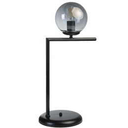 Φωτιστικό Επιτραπέζιο Araz 534LUN5124 20x57cm 1xE27 40W Black Opviq