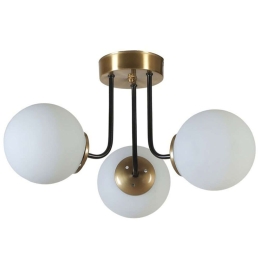 Φωτιστικό Οροφής - Πλαφονιέρα Pablo 846STL5145 Φ40x30cm 3xE27 40W Multi-White Opviq