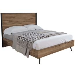 Κρεβάτι 787CDL1404 168x205x120cm Walnut Διπλό